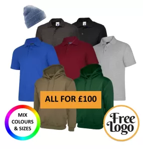 £100 Inc Vat Winter FREE LOGO Bundle #1