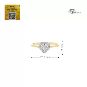 10K Gold 0.20 CTW Diamond Ladies Ring