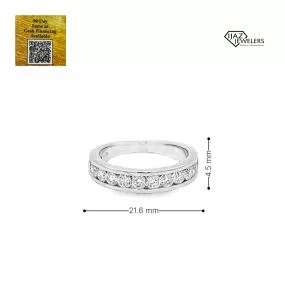 14K White Gold 1.00 CTW Diamond Ladies Ring