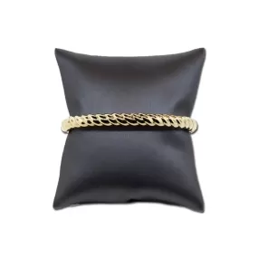 14KT Y/G Rope Bangle Bracelet