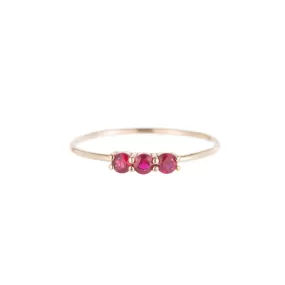 3S Ruby Ring