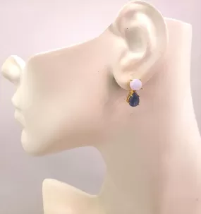 Aquamarine & Kyanite Separates Earrings