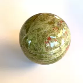 Balancing Rainforest Jasper sphere