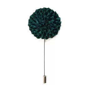 Bloom Lapel Pin - Emerald Green