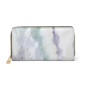 Bynelo Grey Tie Dye Print Zipper Wallet