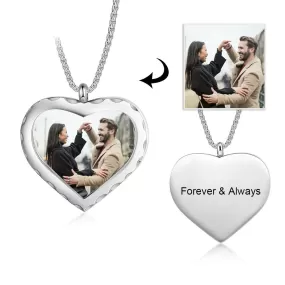 Customized Stainless Steel Memory Photo Necklace