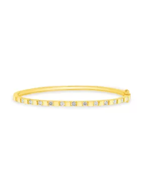 Eleanor Diamond Bangle 14K