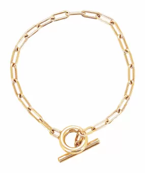 Elegance Ultrafine Link Toggle Bracelet