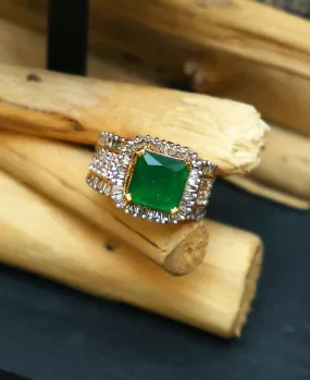 Emerald DD Band Ring