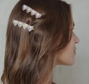 HEARTS BARRETTE