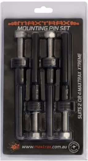 MAXTRAX Mounting Pin Set - X-Series (Black)