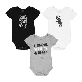 MLB - Kids' (Infant) Chicago White Sox 3 Pack Creeper (K327AN 01)