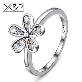 New Fashion Elegant Dazzling Daisy Flower Finger Rings