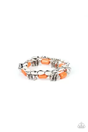 Paparazzi Canyon Cavern - Orange  Bracelet