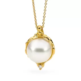 Pearl and Diamond Pendant