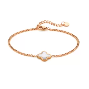 Seashell blossom bracelet rosé gold