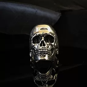 Steel Full Skull Ring