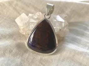 Sugilite Naevia Pendant - Chunky Teardrop