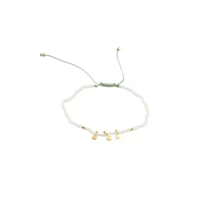 Vama | Perla Bracelet | Metal-Sterling Silver | Stone: White Pearl | Finish-Shiny